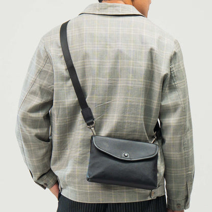 Tas Genggam Pouch Kulit - BLCK A031 BL