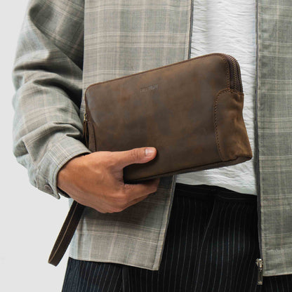 Tas Genggam Pouch Kulit - FKCKN 240307 CF