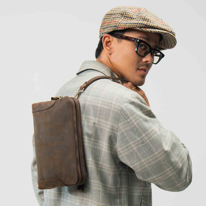 Tas Genggam Pouch Kulit - FKCKN 240307 CF