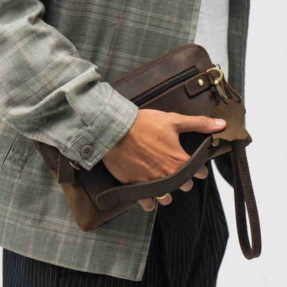 Tas Genggam Pouch Kulit - FKCKN 240307 CF