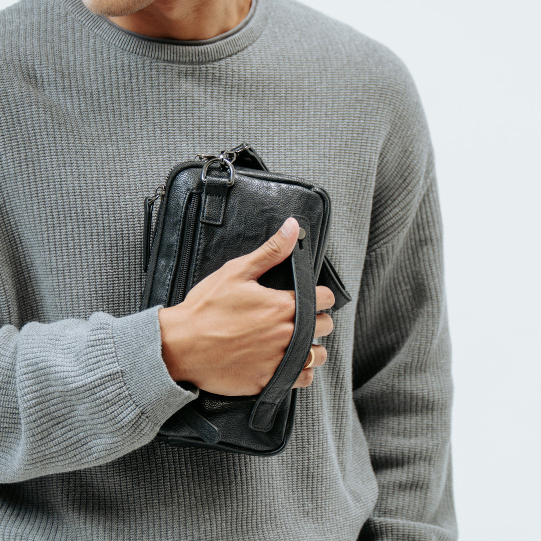 Tas Genggam Pouch Kulit - BYNCK 511