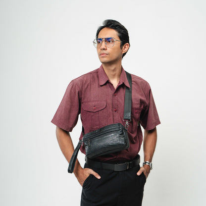 Tas Genggam Pouch Kulit - BYNCK 30675