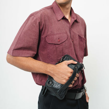 Tas Genggam Pouch Kulit - BYNCK 30529