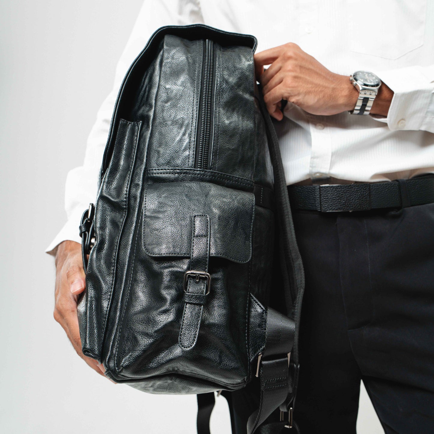 Tas Ransel Kulit - BYNR 16755