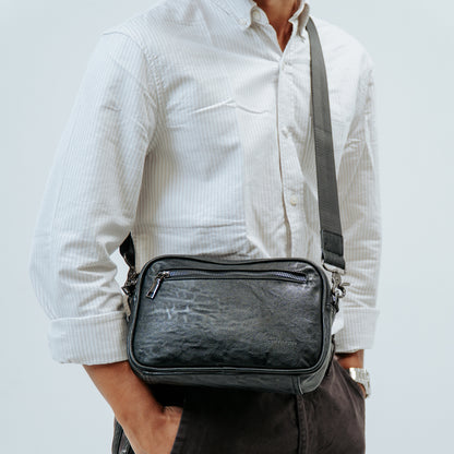 Tas Genggam Pouch Kulit - BYNCK 30686 BL
