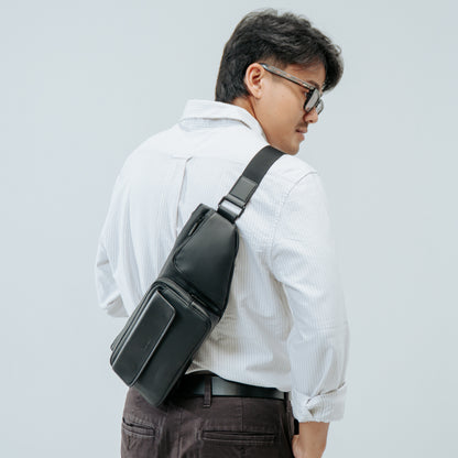 Tas Selempang Kulit - BYNSKBG 082 BL