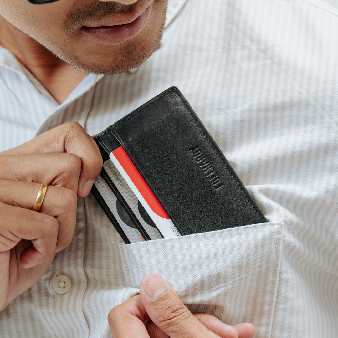 Dompet Kartu Kulit - BLCDID B25-438 BL