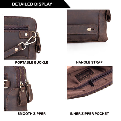 Tas Genggam Pouch Kulit - FKCKN 240307 CF