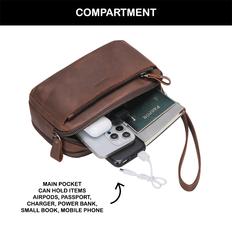 Tas Genggam Pouch Kulit - FKCKH 211120