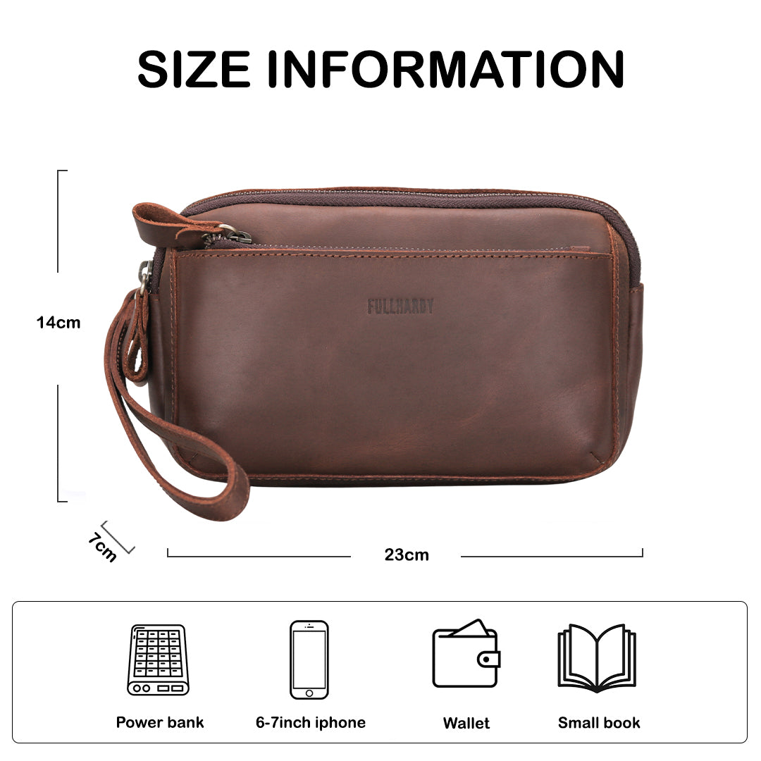 Tas Genggam Pouch Kulit - FKCKH 211120