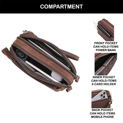 Tas Genggam Pouch Kulit - FKCKH 211120