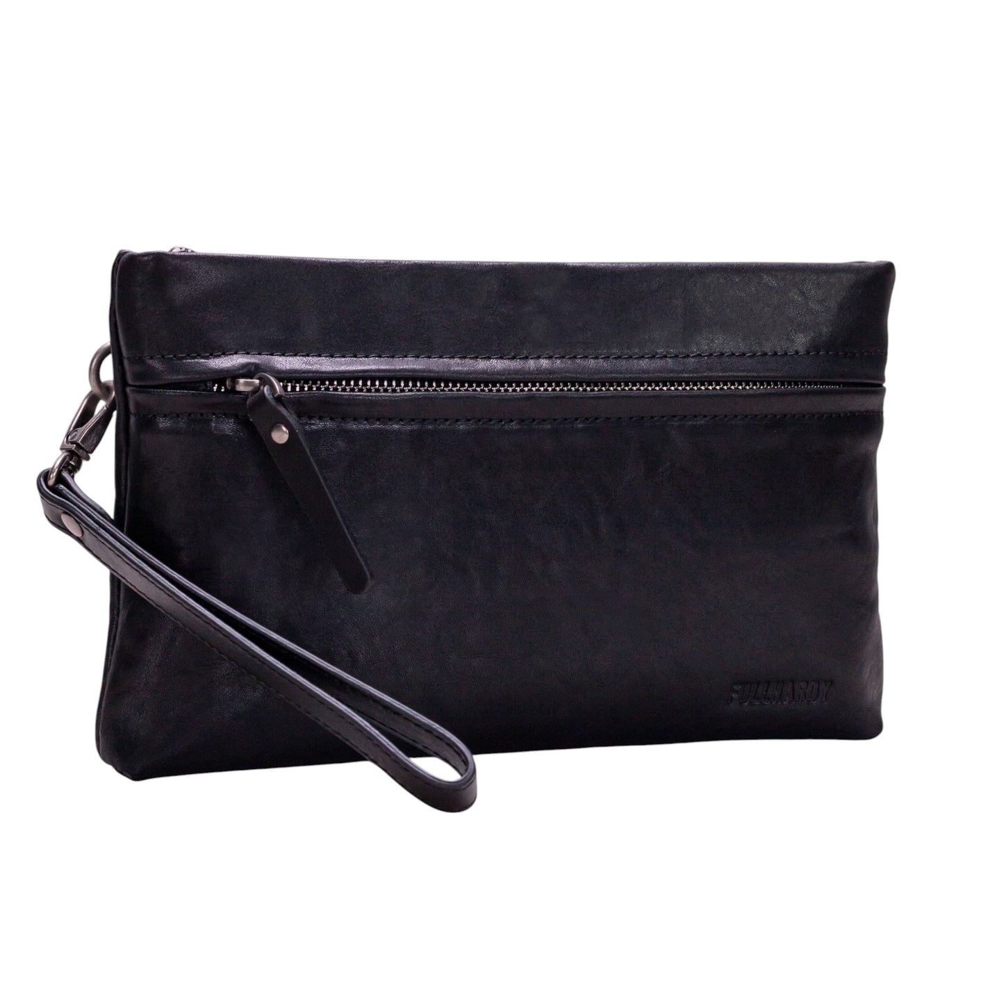 Tas Genggam Pouch Kulit - BLCK 8194
