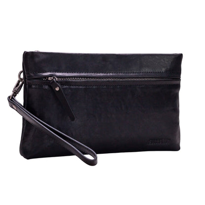 Tas Genggam Pouch Kulit - BLCK 8194