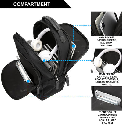 Tas Ransel Nylon - NYLR 16837 BL
