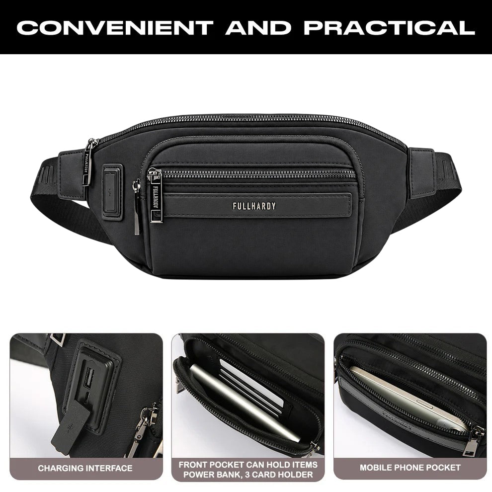 Fullhardy AeroWav - Nylon Premium Waist Bag
