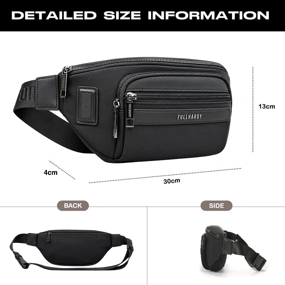 Fullhardy AeroWav - Nylon Premium Waist Bag