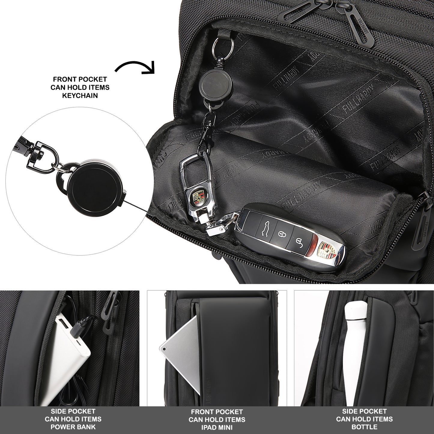 Tas Ransel Polyester - PLR 3667 BL