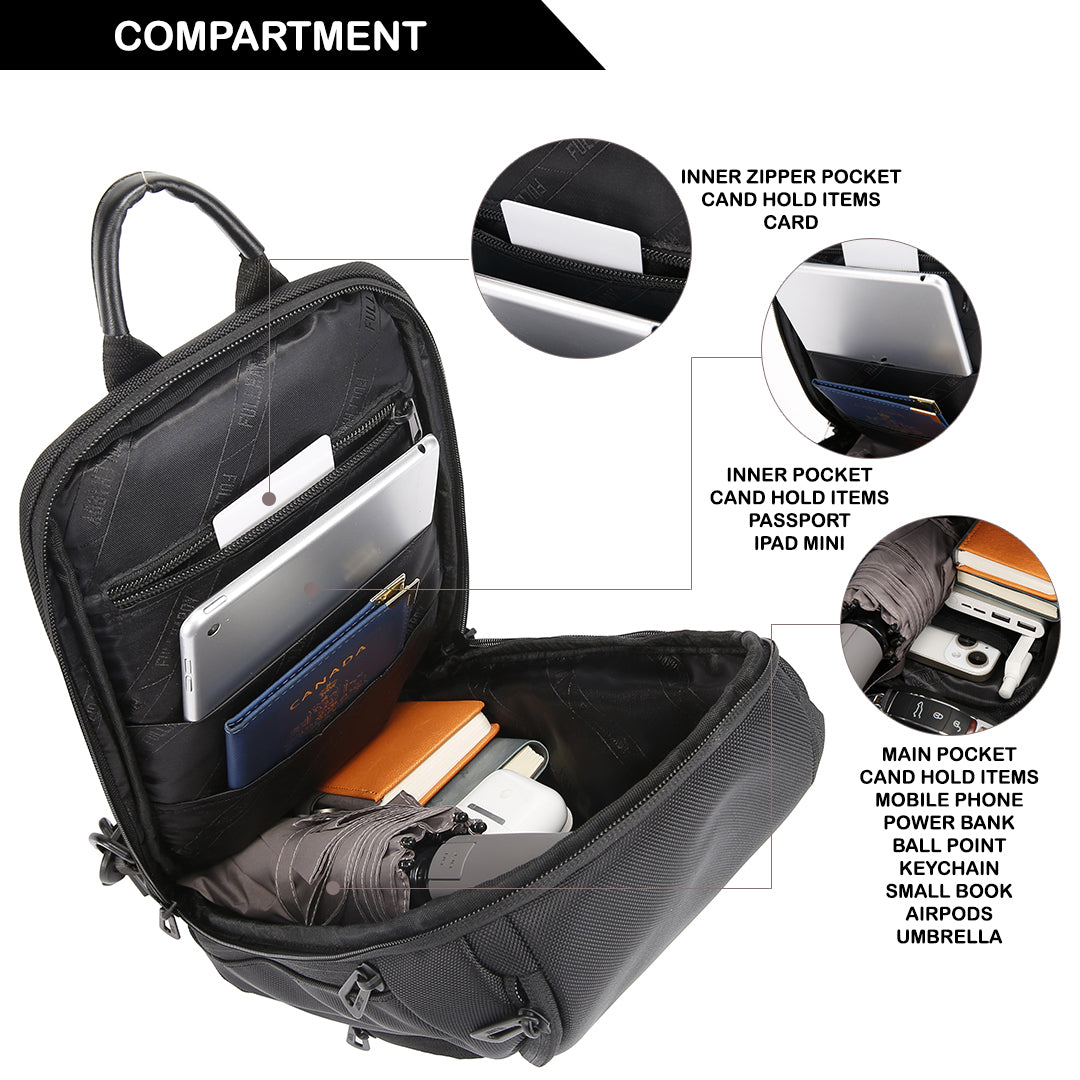 Tas Selempang Polyester - PLSK 5657 BL