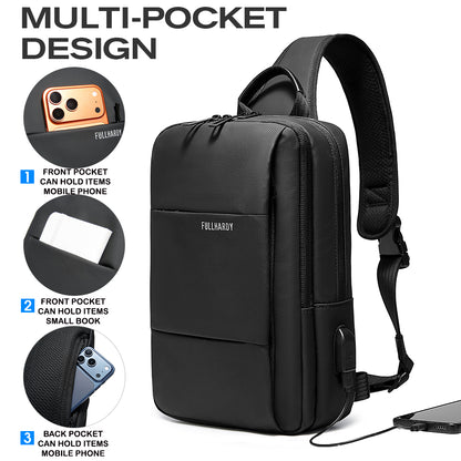 Tas Selempang Polyester - PLSKG 0177 BL