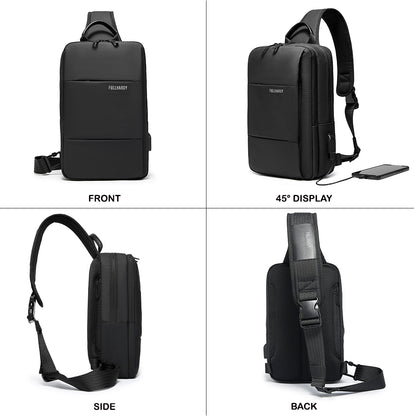 Tas Selempang Polyester - PLSKG 0177 BL
