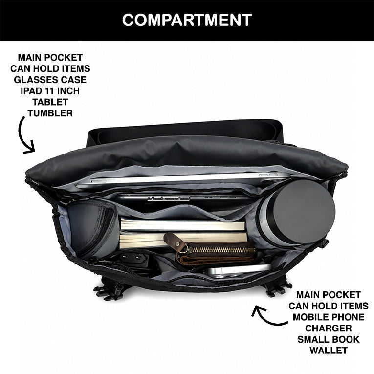 Tas Selempang Polyester - PLSP 50649-1 BL
