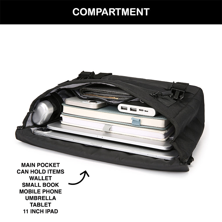 Tas Selempang Polyester - PLSP 50649-1 BL
