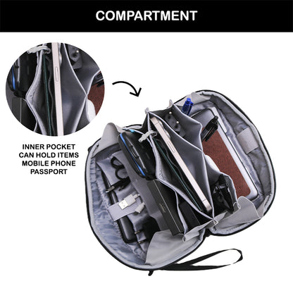 Tas Selempang Polyester - PLSPGSY 41381 BL