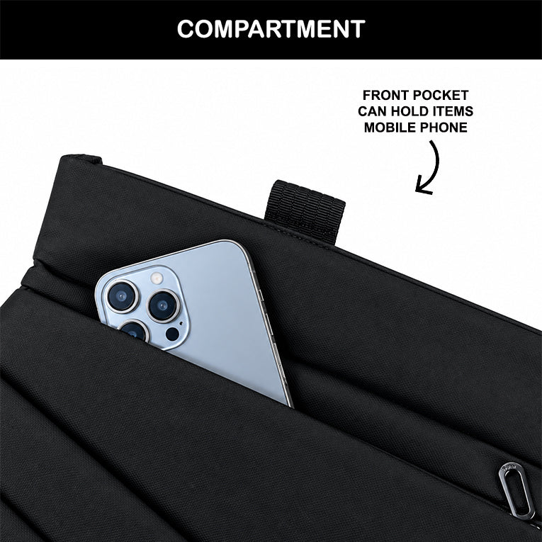 Tas Selempang Polyester - PLWBI 016 BL