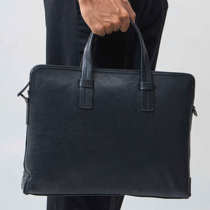 Tas Selempang Kulit - BLSB 20125 BL