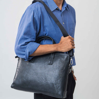 Tas Selempang Kulit - BLSB 20125 BL