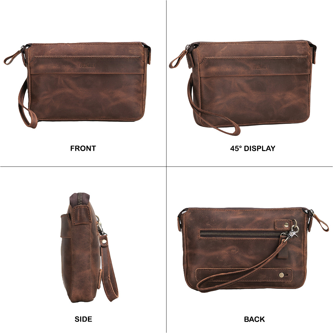 Tas Genggam Pouch Kulit - FKCKH 1176-1