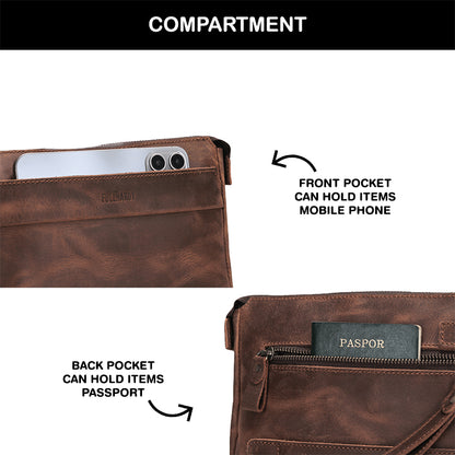 Tas Genggam Pouch Kulit - FKCKH 1176-1