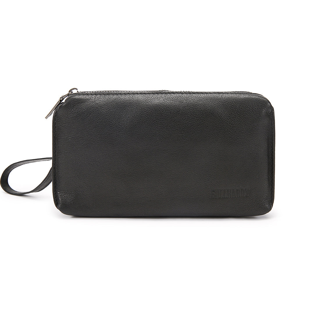 Tas Genggam Pouch Kulit - BLCK 8572-1 BL
