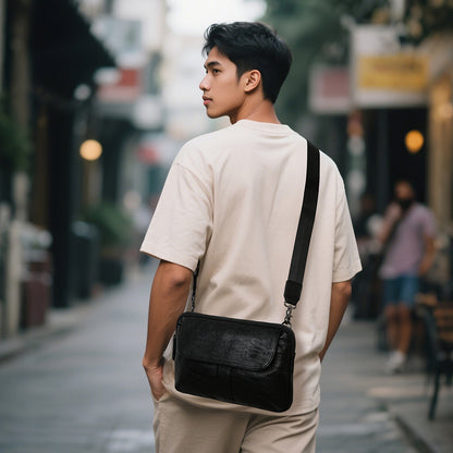 Tas Genggam Pouch Kulit - BYNCK 30003